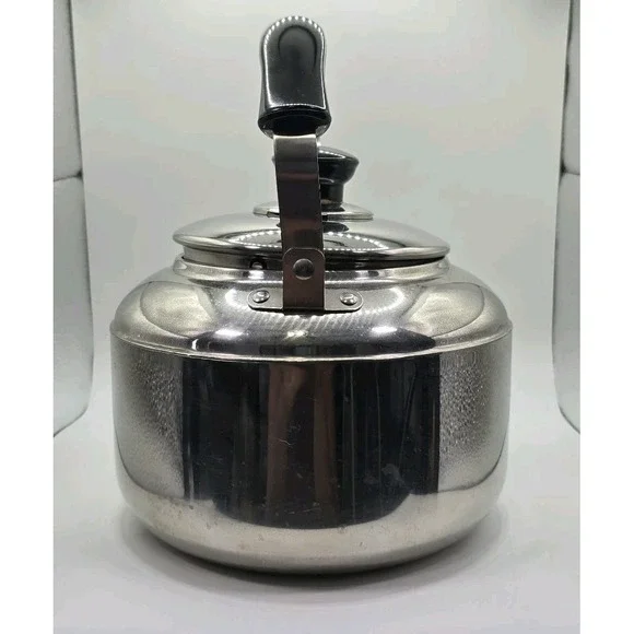 VTG Knapp Monarch Tea Pot Kettle Stainless Steel Vermont Country Store 3 Liter - Picture 5 of 10